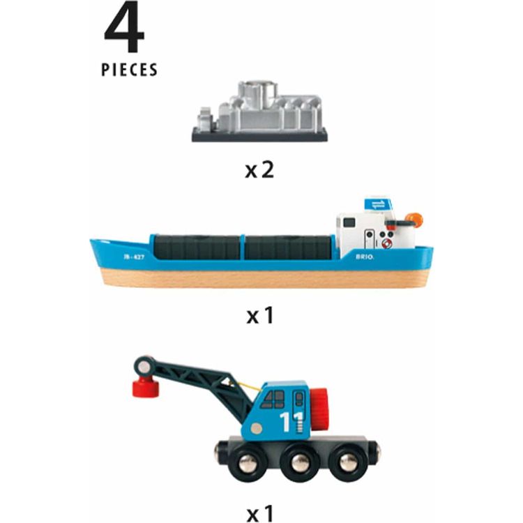 Freight Ship and Crane