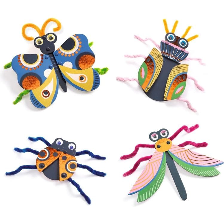 Fuzzy Bugs 3D Collage