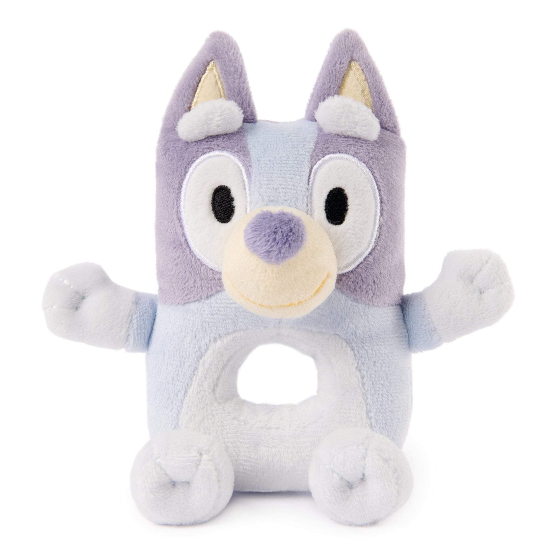 GUND Bluey Plush Ring Rattle - 6”