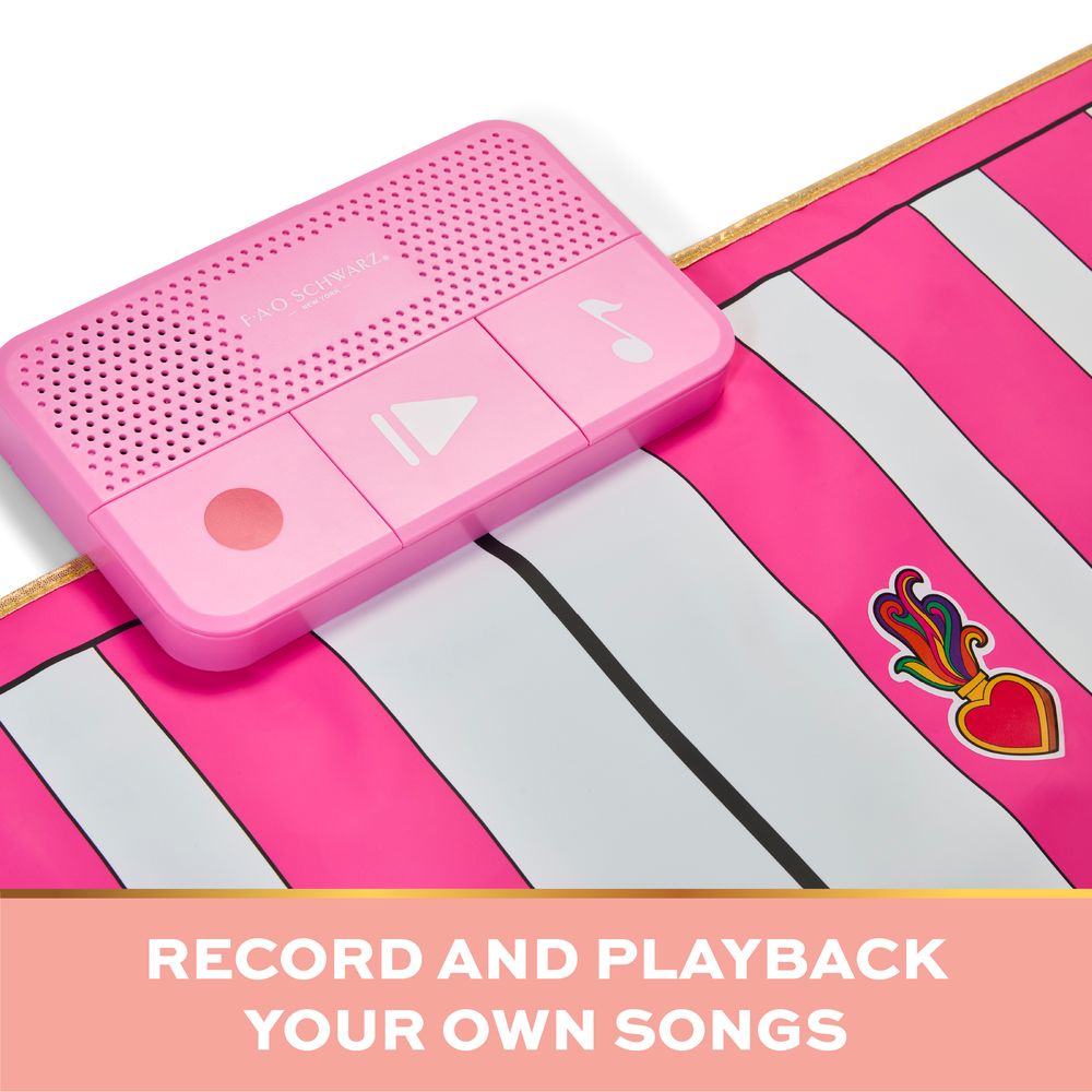 Giant Dance-On Piano Pink - Compose Your Own Music