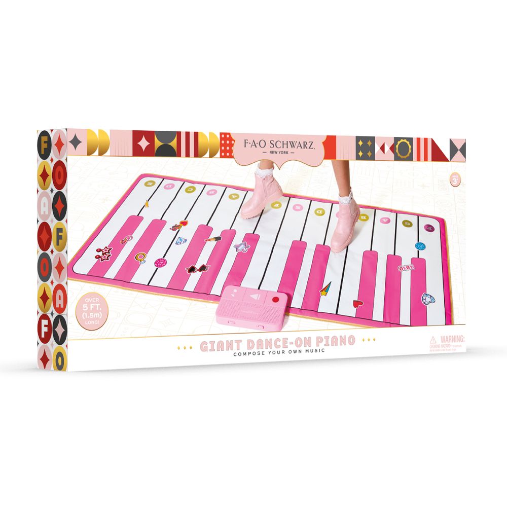 Giant Dance-On Piano Pink - Compose Your Own Music