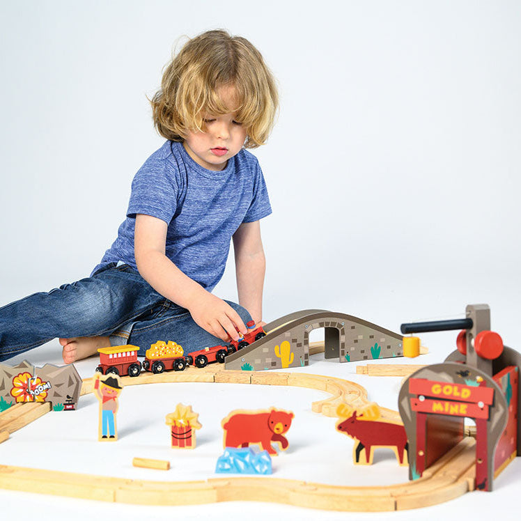 Gold Mine Train Set