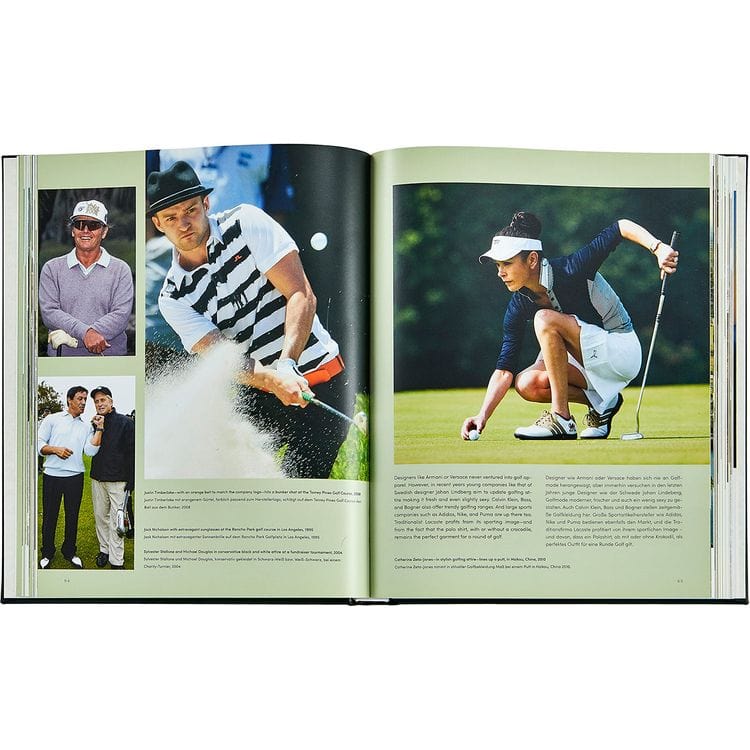 "Golf: The Ultimate Book" in Green Bonded Leather