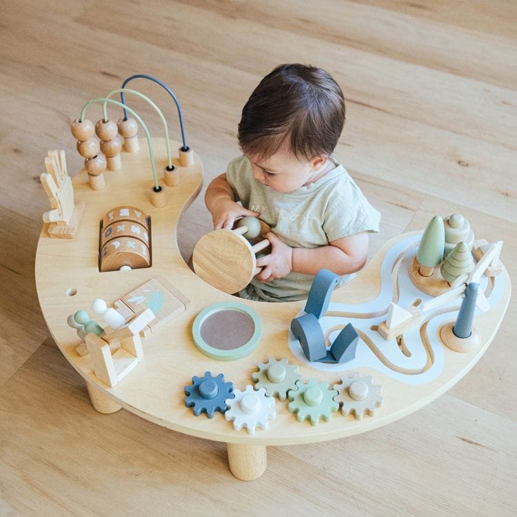 Hi-Lo Wood Activity Table