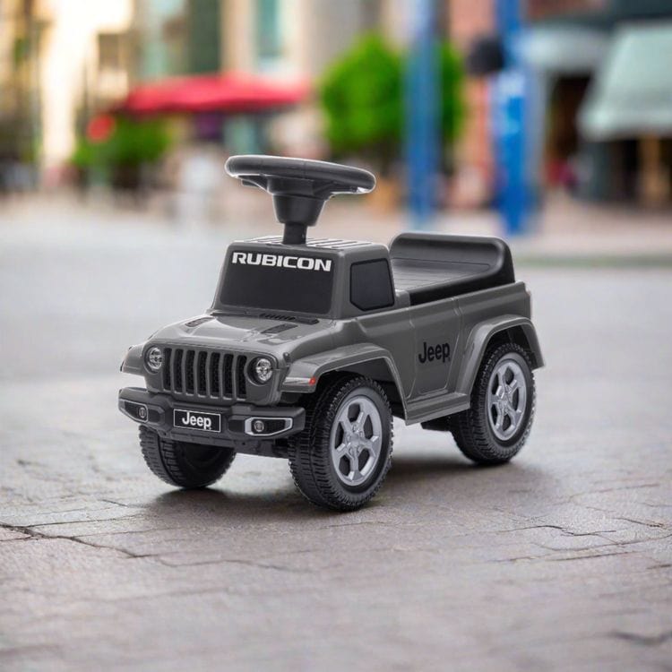 Jeep Rubicon Foot to Floor Ride On - Grey
