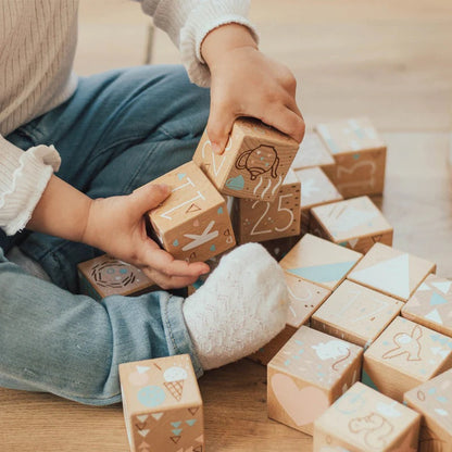 Keepsake Etched Baby Blocks