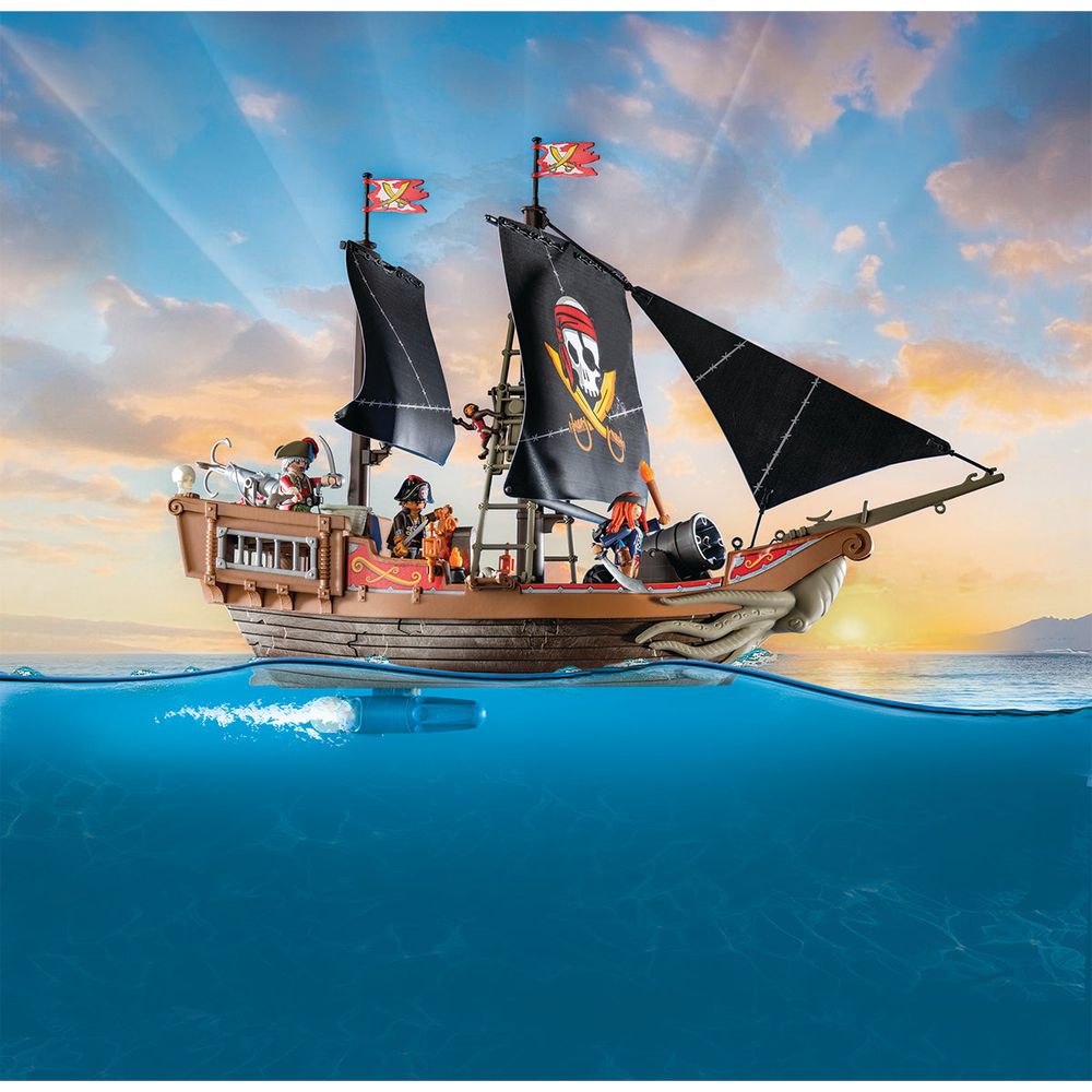 Large Pirate Ship Playset