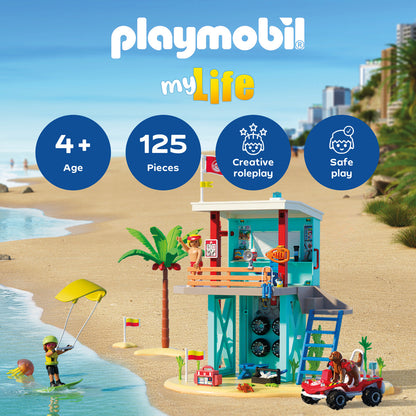 Lifeguard Tower with Beach Buggy Playset