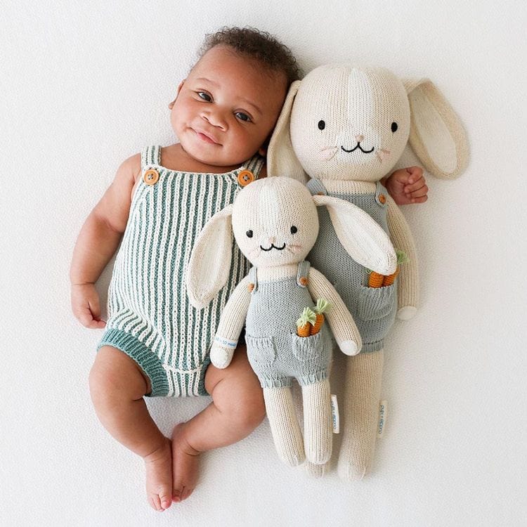 Little 13" Henry the Bunny Hand-Knit Doll