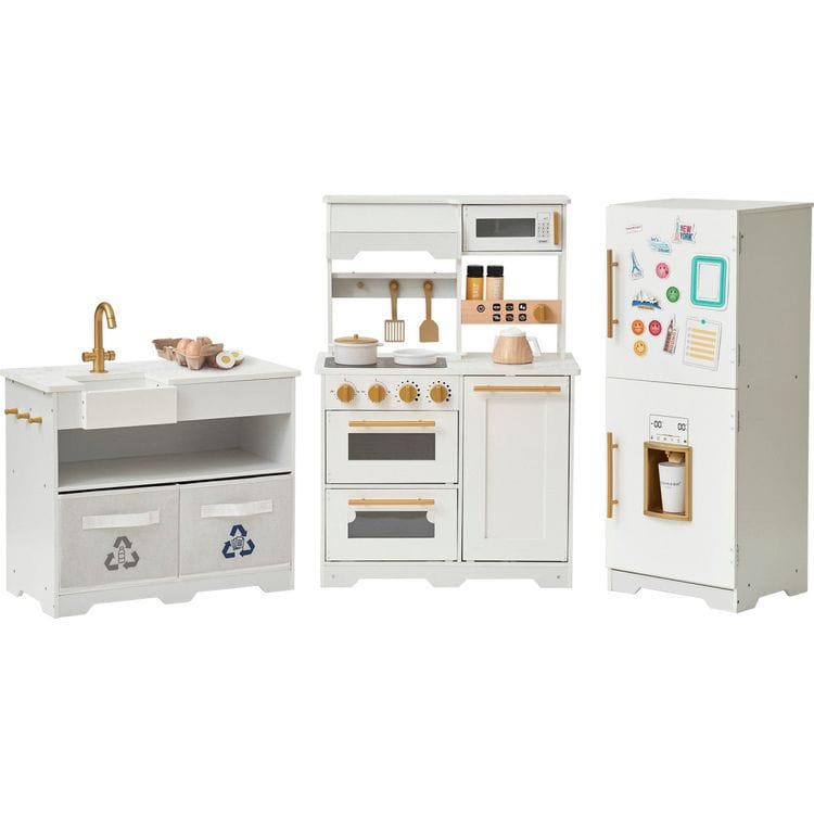 Little Chef Atlanta Modular Play Kitchen - White/Gold