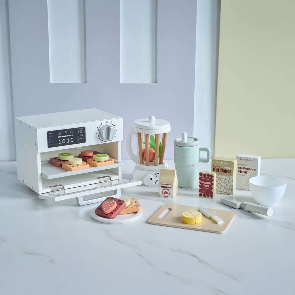 Little Chef Santa Barbara Wooden Healthy Dessert Set with 27 Accessories
