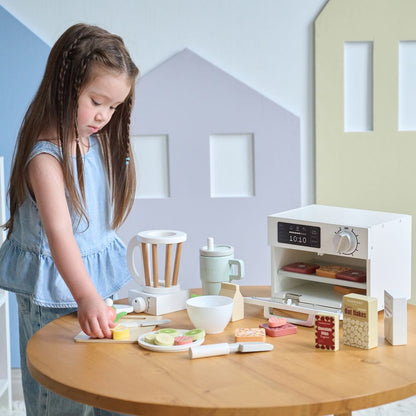 Little Chef Santa Barbara Wooden Healthy Dessert Set with 27 Accessories