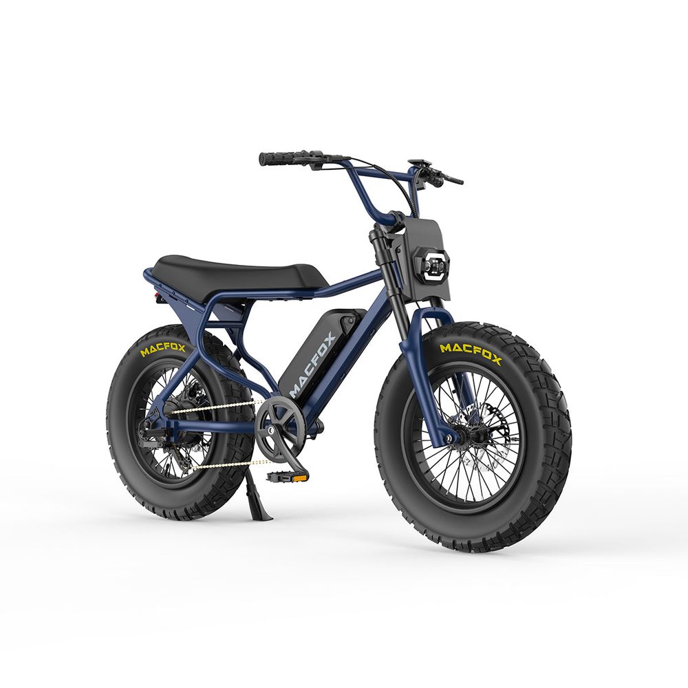 Macfox X7 Electric Bike - Navy Blue