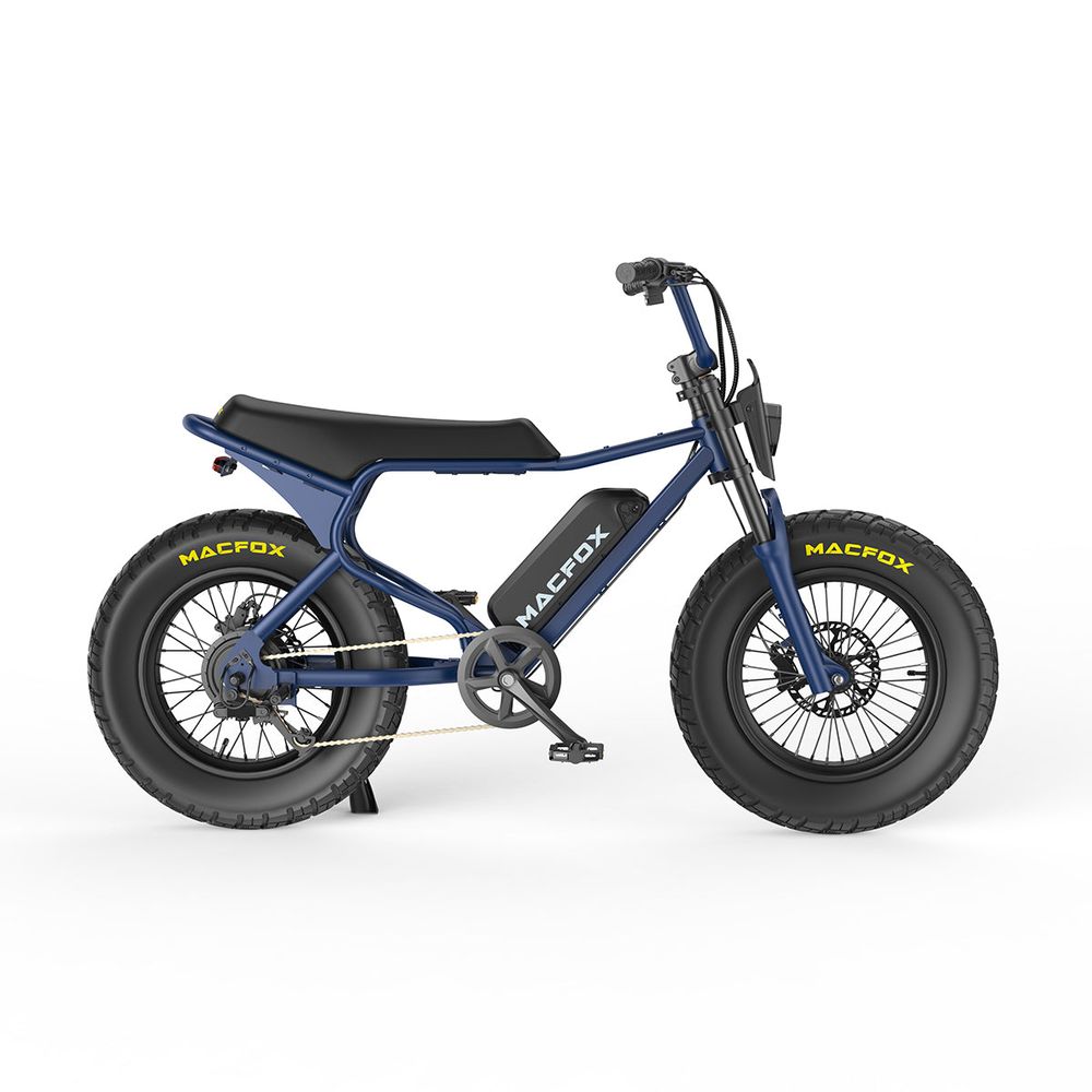 Macfox X7 Electric Bike - Navy Blue