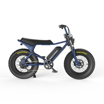 Macfox X7 Electric Bike - Navy Blue