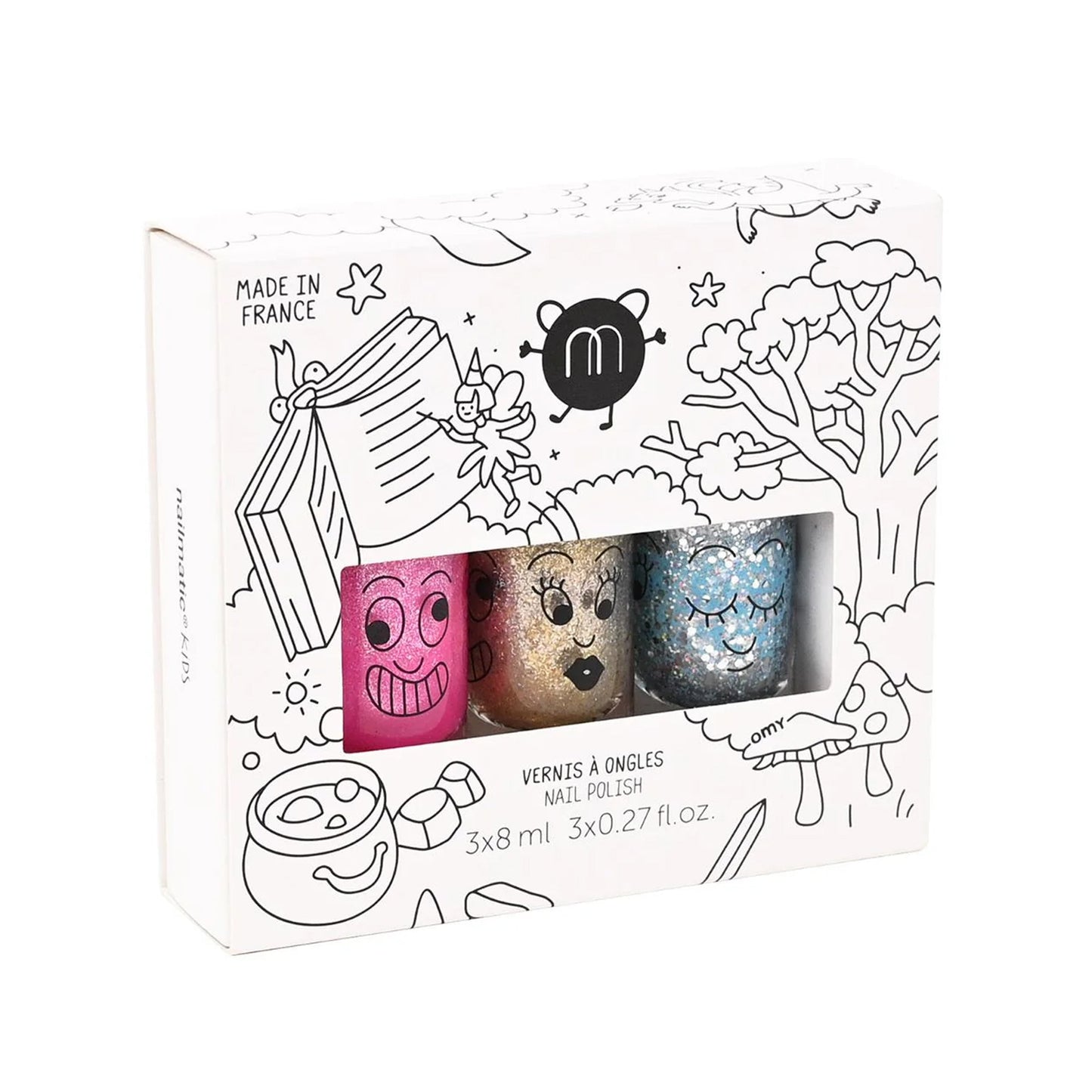 Magical Nail Polish 3 Pack for Kids