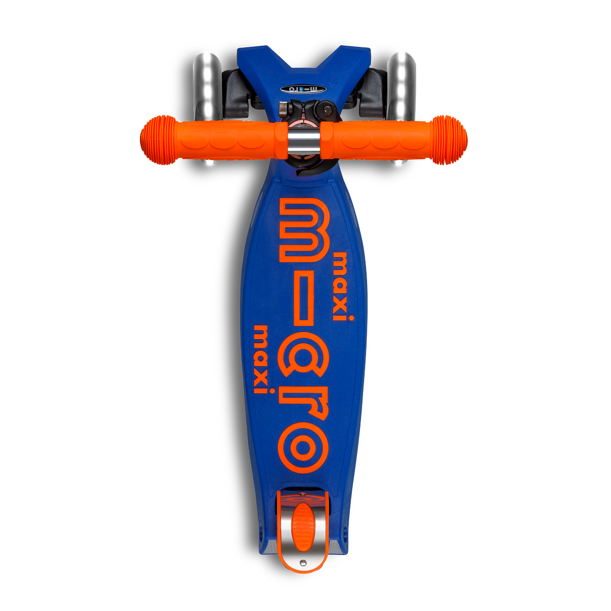 Maxi Deluxe Foldable Neon LED Scooter - Blaze Orange