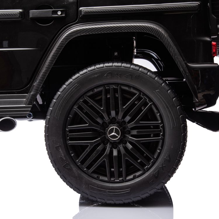 Mercedes G-Wagon 24V 4x4 2-Seater Ride on Car - Black