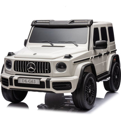 Mercedes G-Wagon 24V 4x4 2-Seater Ride on Car - White