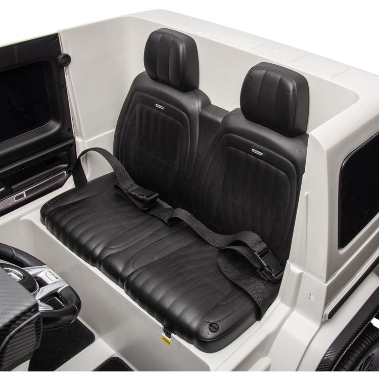 Mercedes G-Wagon 24V 4x4 2-Seater Ride on Car - White