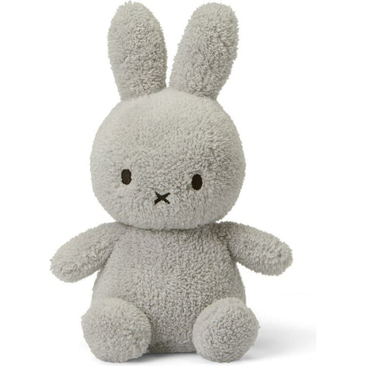 Miffy Sitting Terry Light Grey 9"