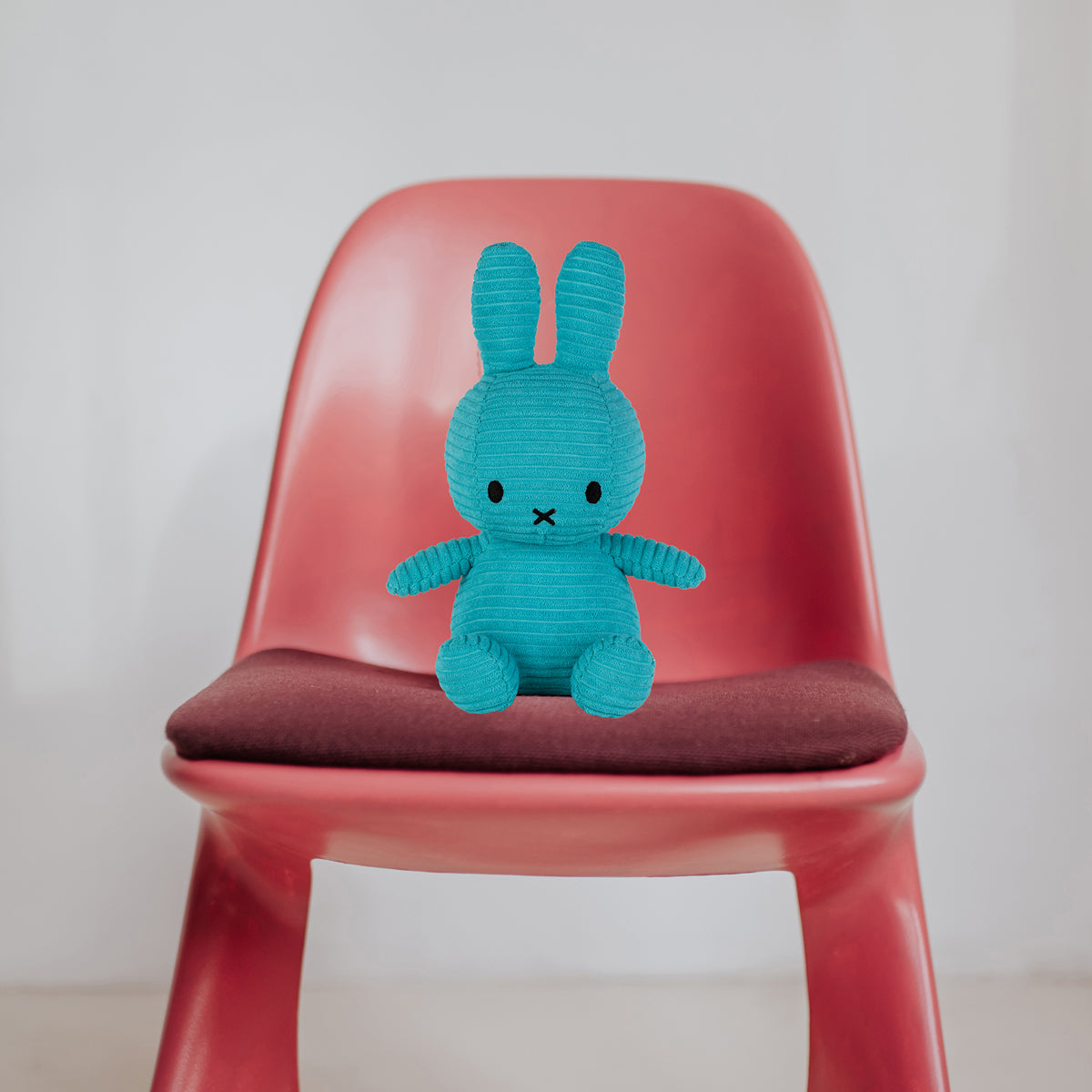 Miffy Teal Corduroy ECO Plush - 9"