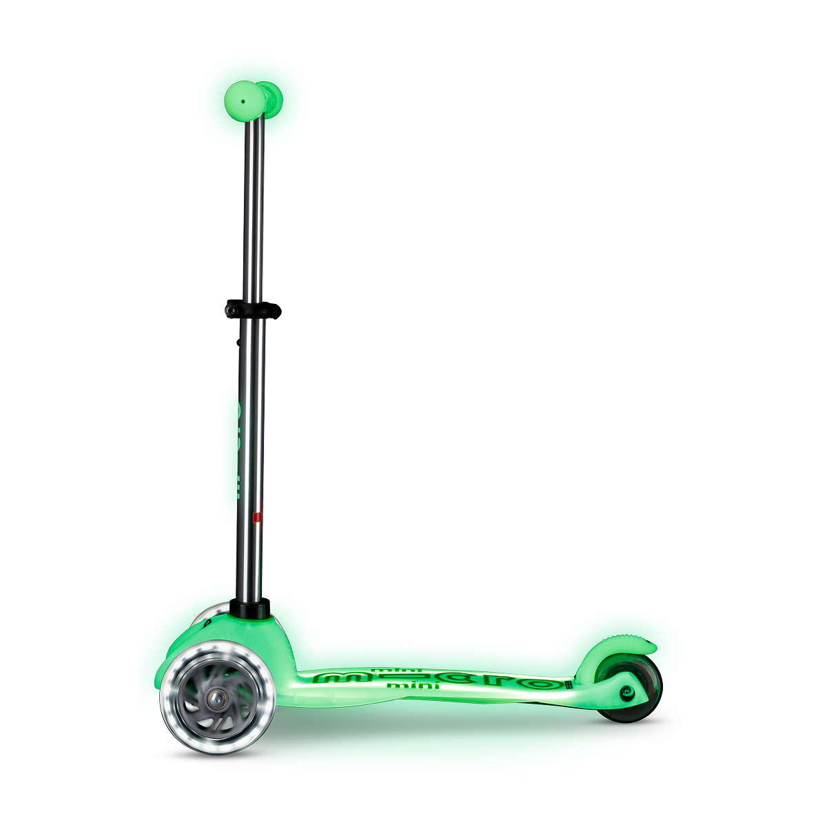 Mini Deluxe Glow LED Plus Scooter - Icy Lime