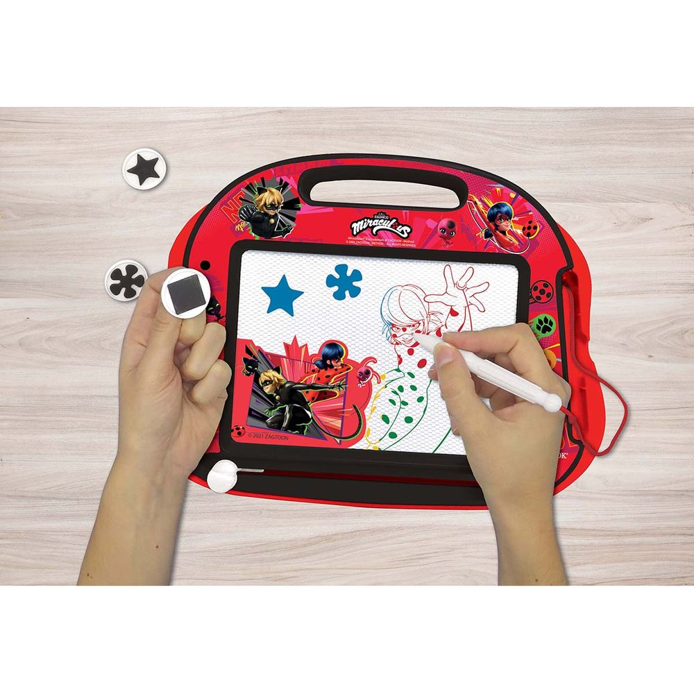 Miraculous Magnetic Multicolor Drawing Board with Accessories