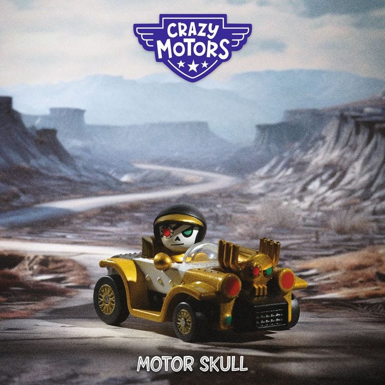 Motor Skull Crazy Motors Car Toy