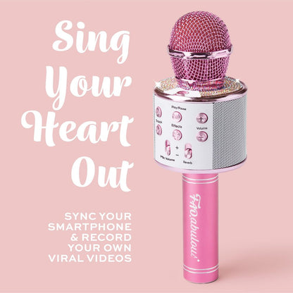 Musical Microphone Rhinestone Bluetooth Broadcaster