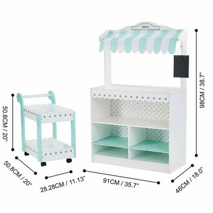 My Dream Bakery Shop Dessert Stand - White/Mint