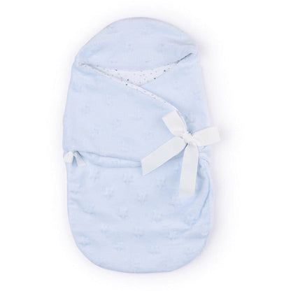 My FAO Doll Swaddle - Light Blue Stars