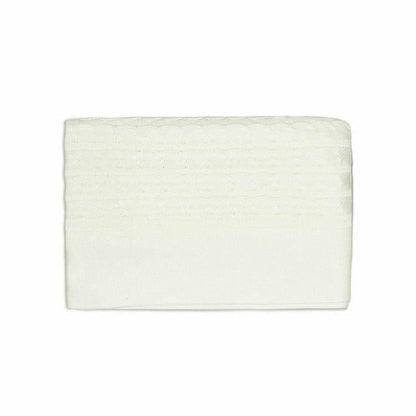 Off-White Crib Blanket