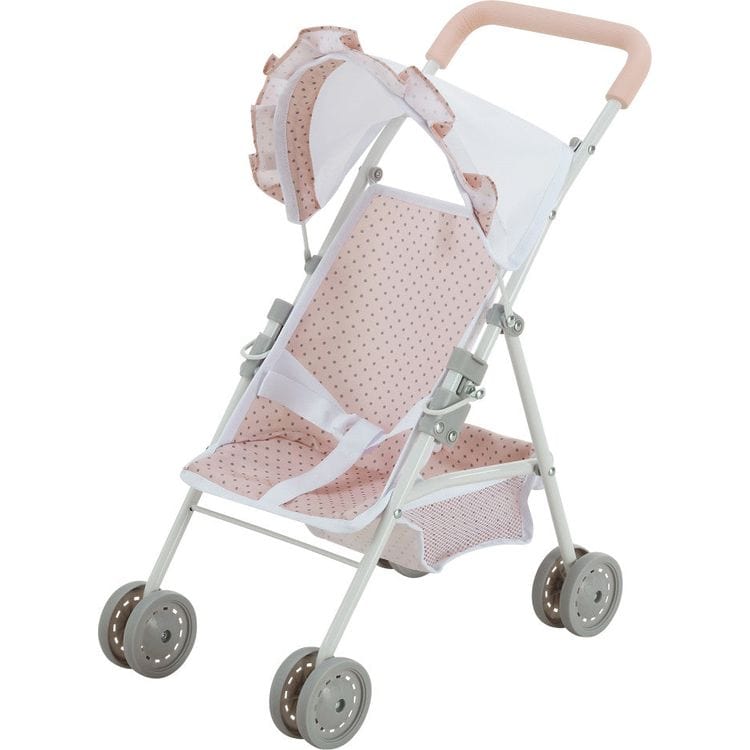 Olivia's Little World Polka Dot Princess Baby Doll 3 Piece Nursery Set - Pink
