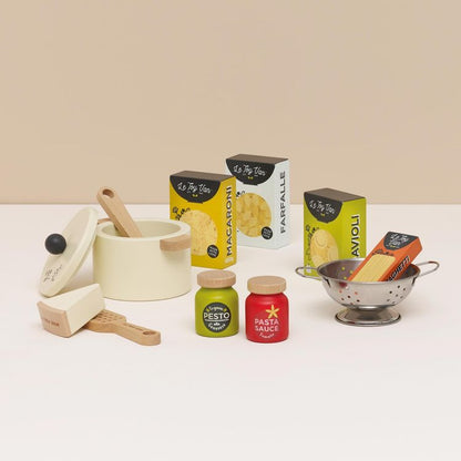 Organic Wooden Pasta Set - 12 Pieces