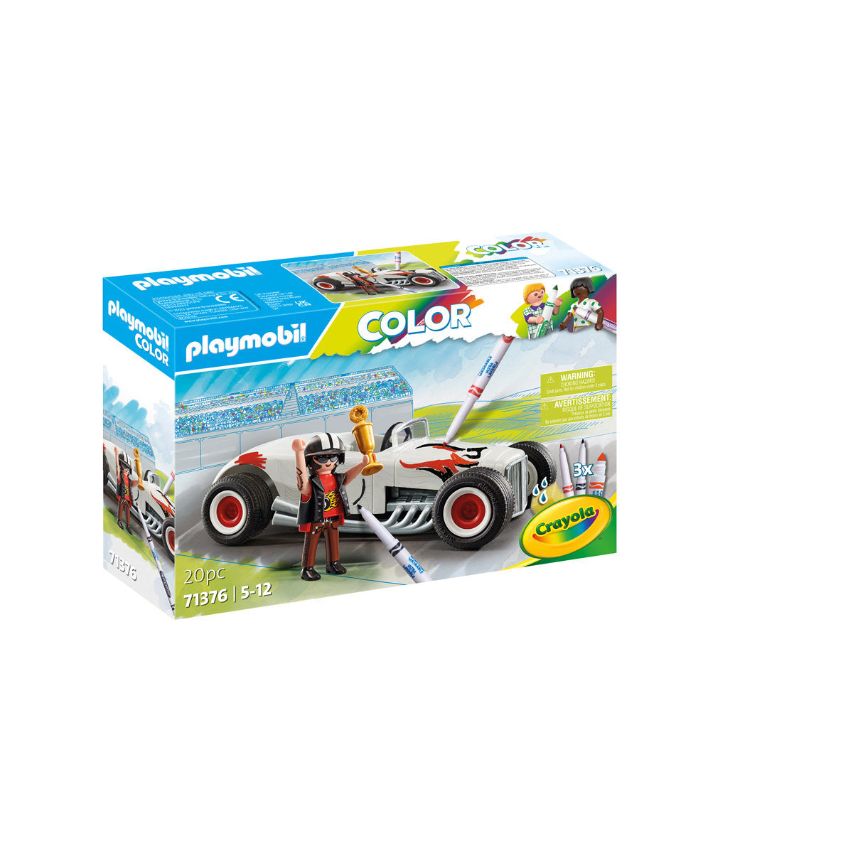 PLAYMOBIL Color: Hot Rod Playset