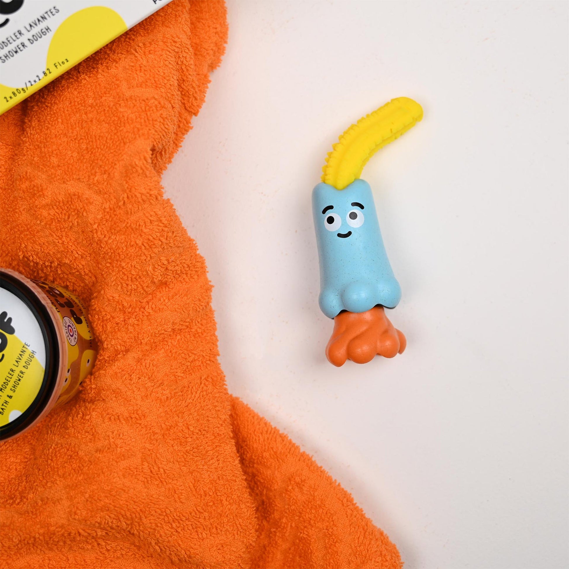 Pataploof Ploofy - Bath Dough Set of 2 in Yellow + Orange