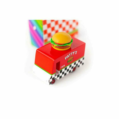 Pattys Hamburger Van Toy Car