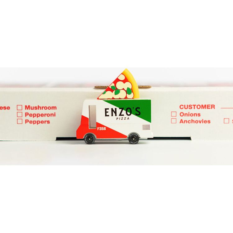 Pizza Van Toy Car