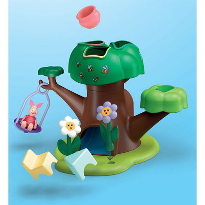 Playmobil Junior & Disney: Winnie the Pooh's & Piglet's Tree House Playset