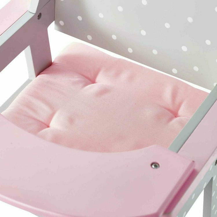 Polka Dots Princess Baby Doll High Chair - Grey