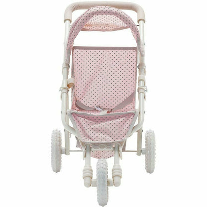 Polka Dots Princess Baby Doll Jogging Stroller - Pink