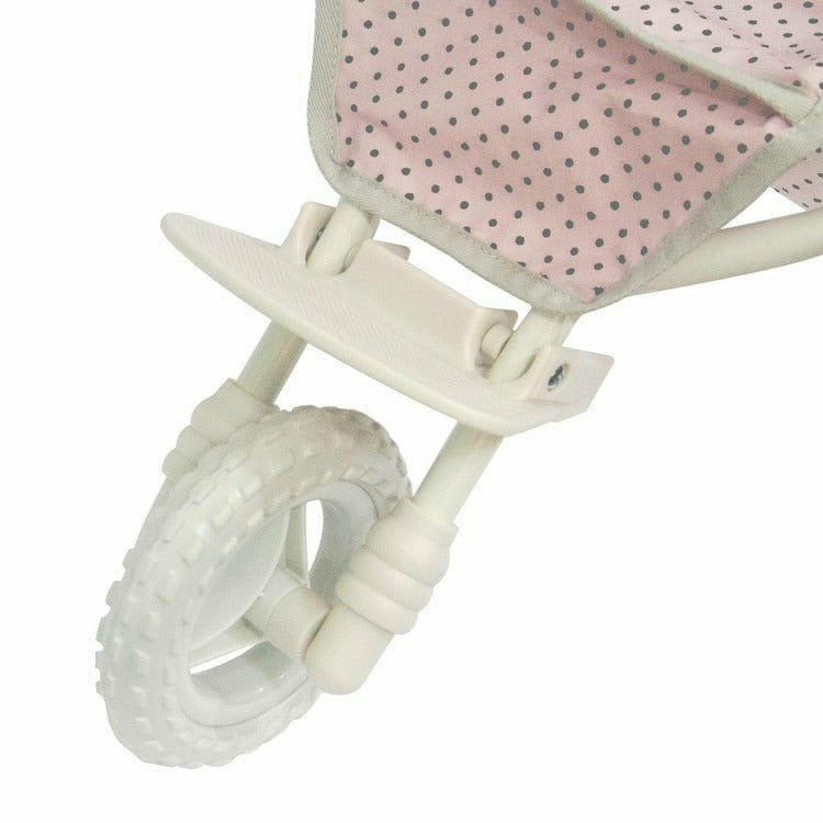 Polka Dots Princess Baby Doll Jogging Stroller - Pink