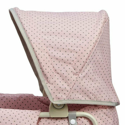 Polka Dots Princess Deluxe Baby Doll Stroller - Pink