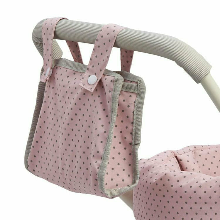 Polka Dots Princess Deluxe Baby Doll Stroller - Pink