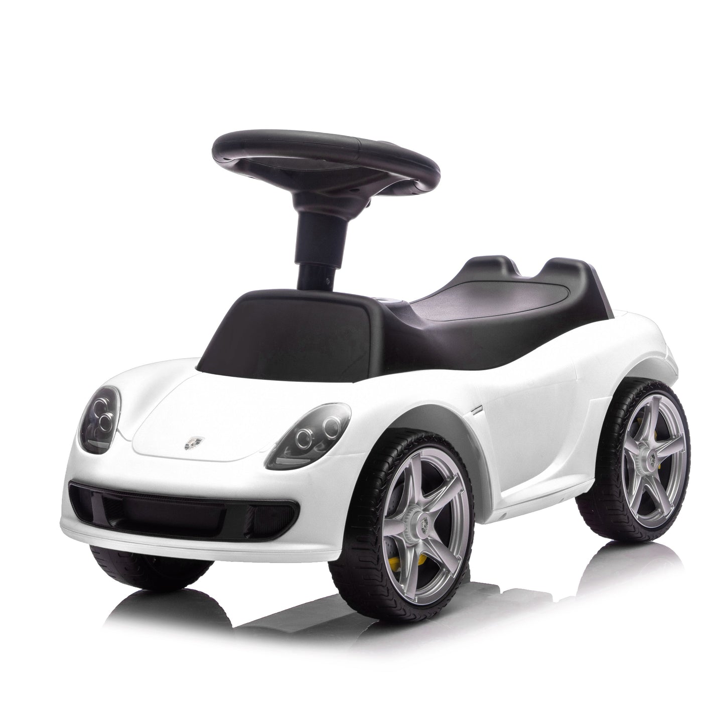 Porsche 911 Carrera GT Foot-to-Floor Ride-On - White