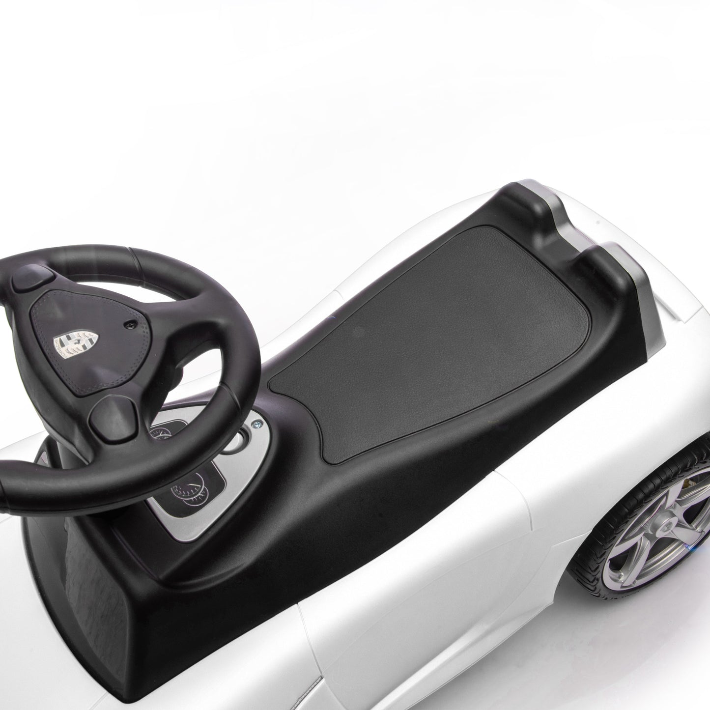 Porsche 911 Carrera GT Foot-to-Floor Ride-On - White