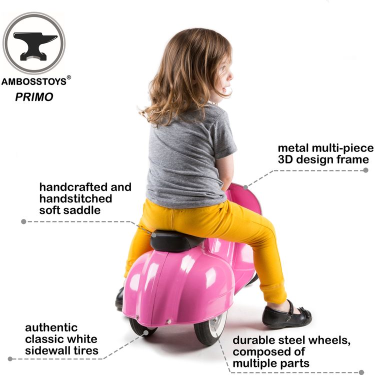 Primo Classic Ride-On Scooter - Pink