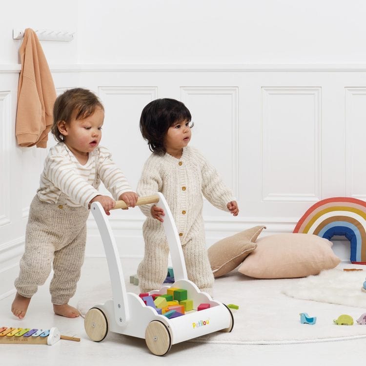 Rainbow Baby Walker & Puzzle - 45 Blocks