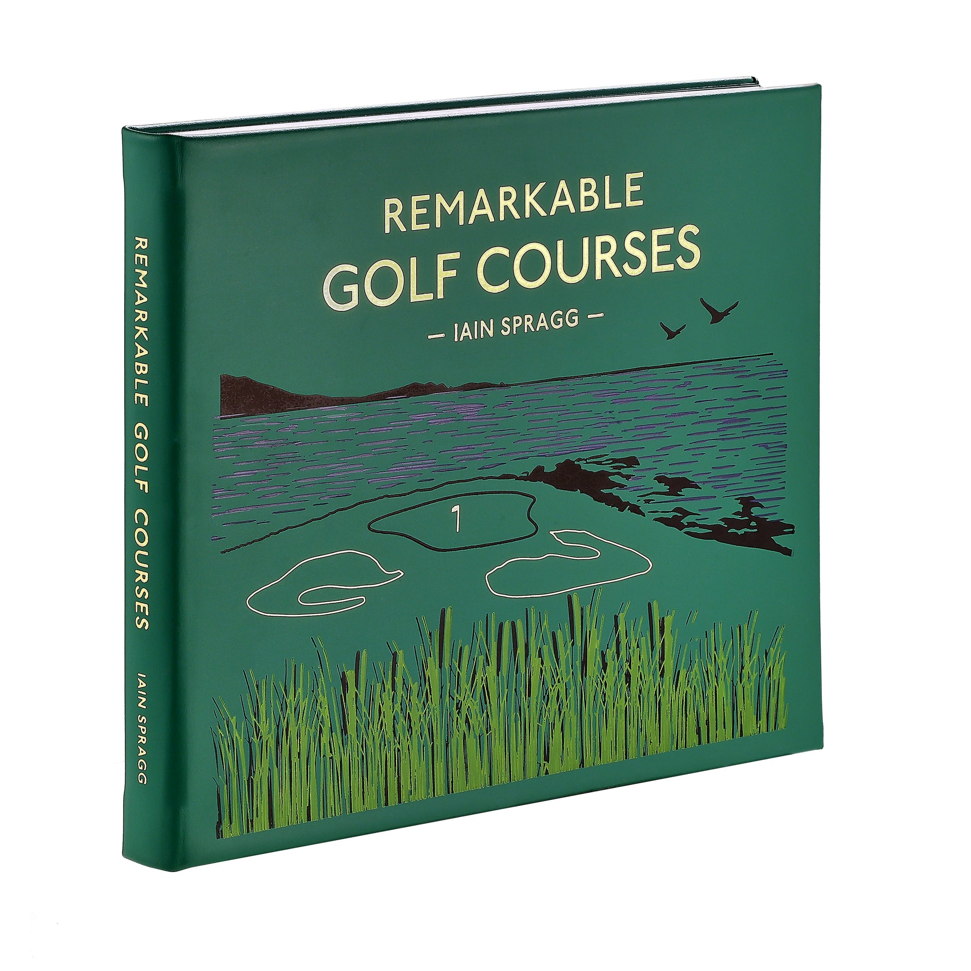 Remarkable Golf Courses Book Leather Edition